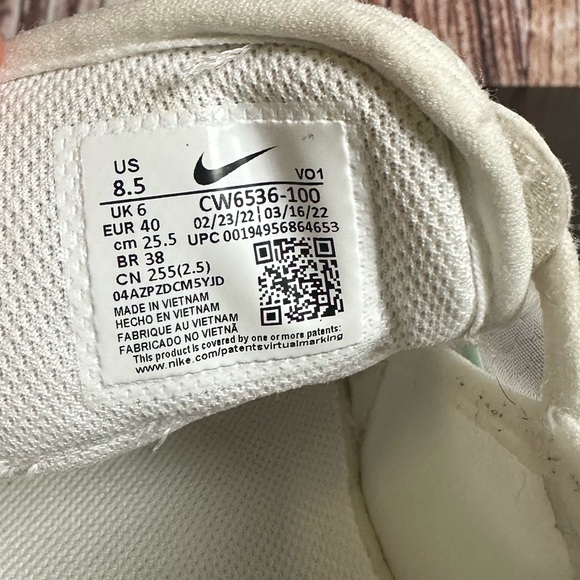 Nike Court Vision Alta Platform Sneakers Womens Sz 8.5 - Picture 8 of 8